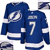 Lightning #7 Joseph Blue With Special Glittery Logo Adidas Jersey,baseball caps,new era cap wholesale,wholesale hats